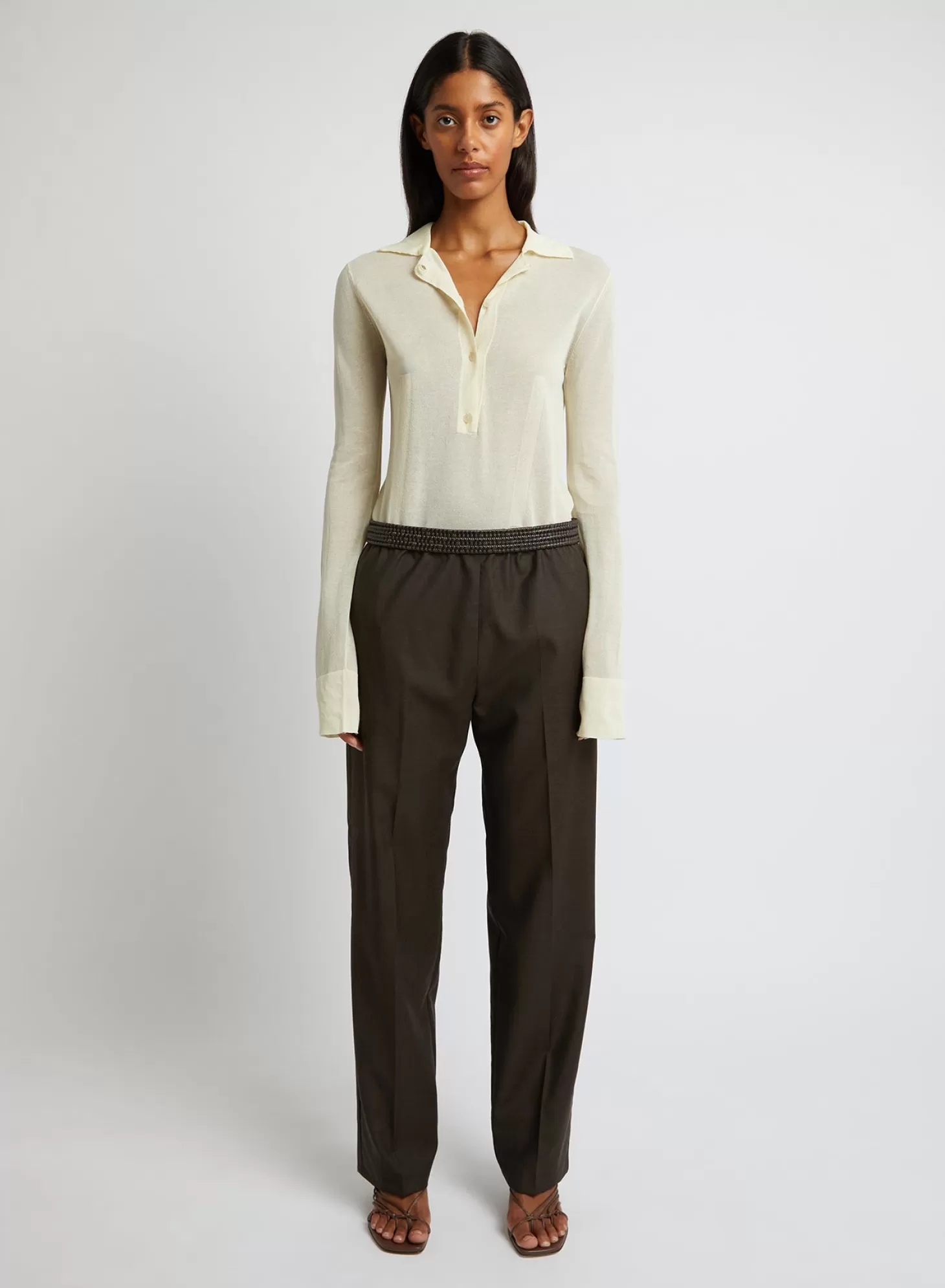 Pants<CHRISTOPHER ESBER TRINITY PANT Cocoa
