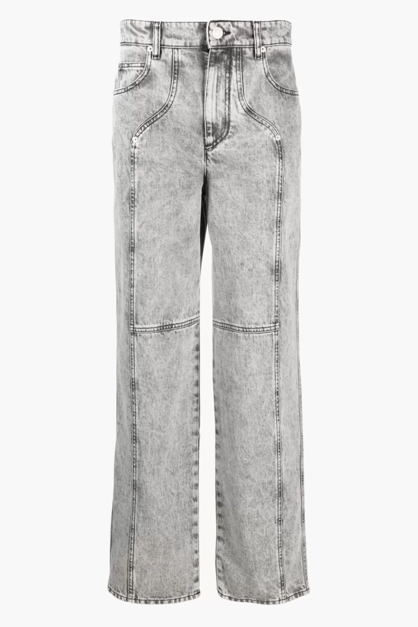 Denim | Pants<ISABEL MARANT ÉTOILE VALERIA DENIM PANTS Lightgrey