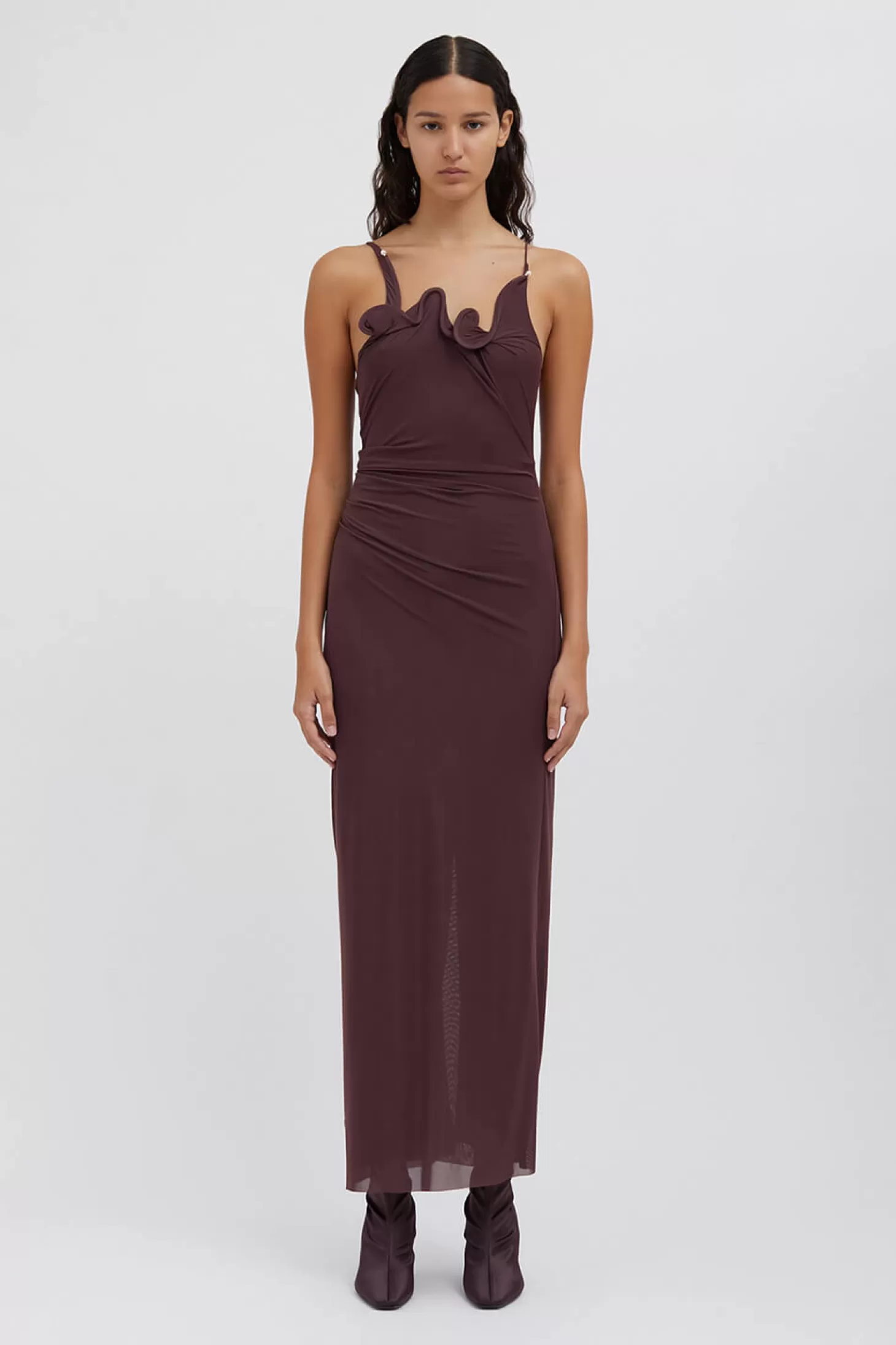 Dresses<CHRISTOPHER ESBER VENUS CAMI DRESS Mahogany