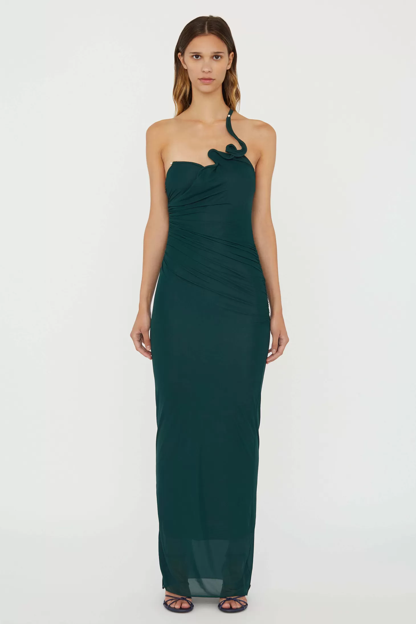 Dresses<CHRISTOPHER ESBER VENUS SINGLE STRAP CAMI DRESS Evergreen