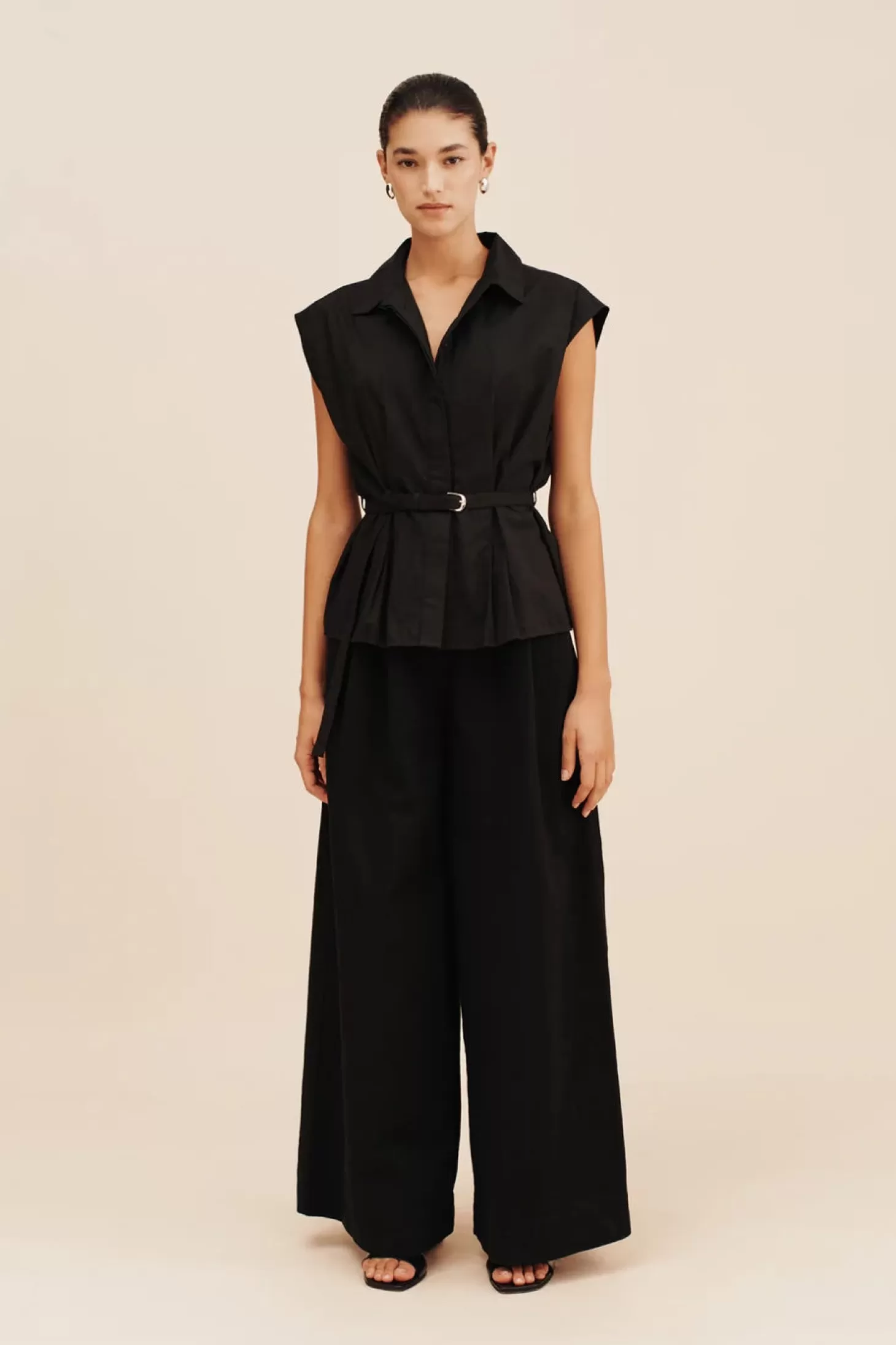 Pants<POSSE WESLEY TROUSER Ivory