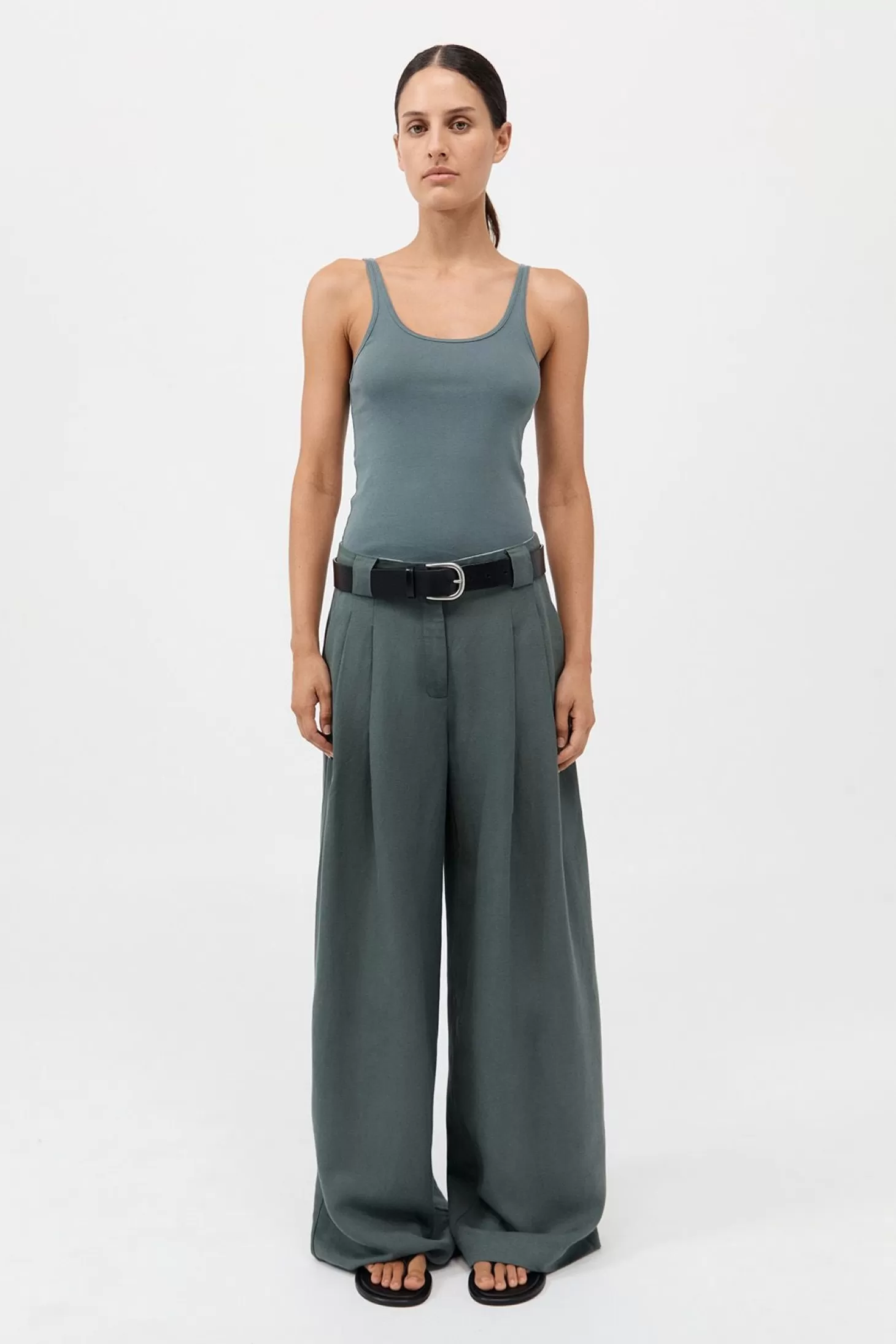 Pants | Matching Sets<ST. AGNI WIDE LEG PLEAT PANTS