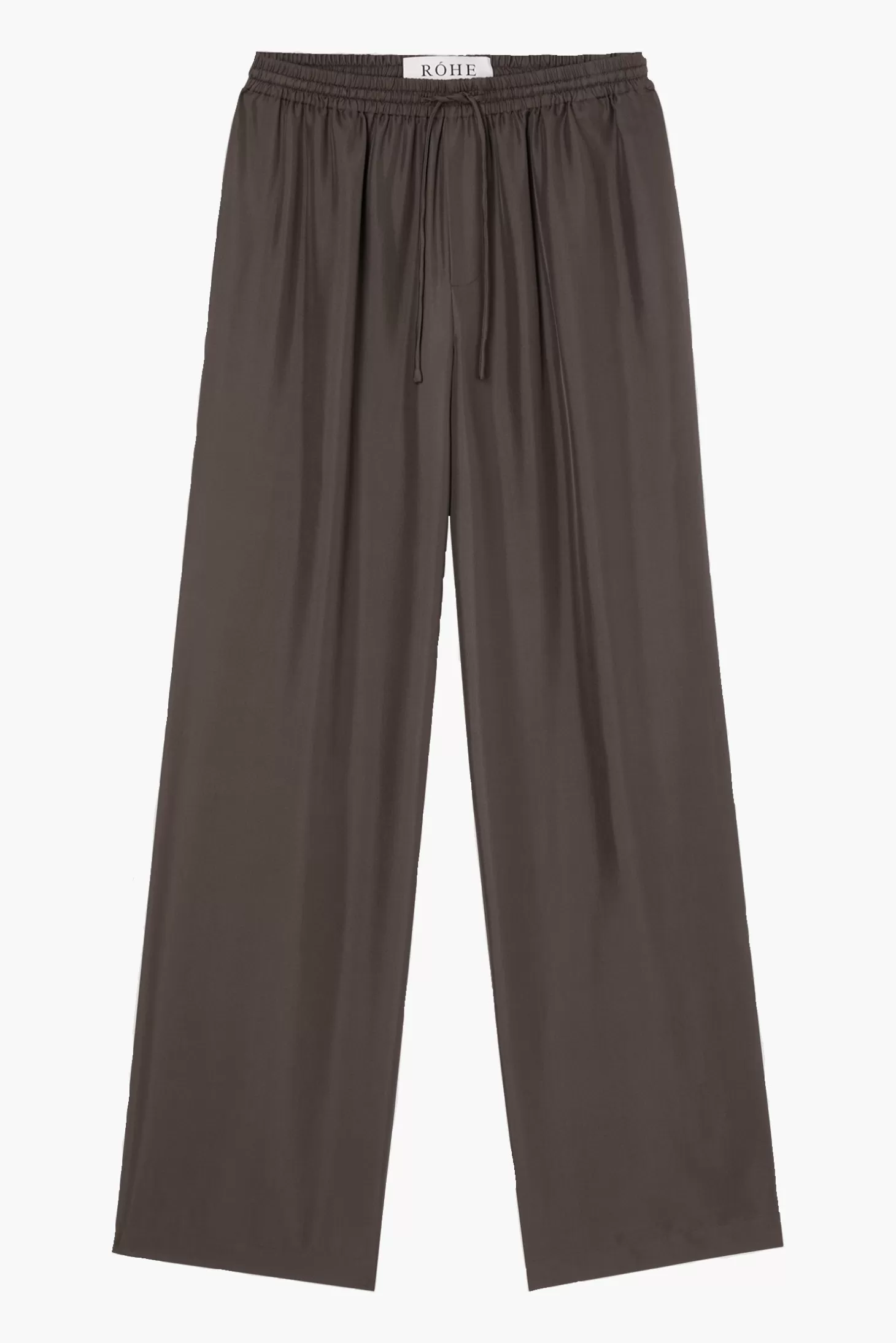 Pants | Matching Sets<RÓHE WIDE LEG SILK TROUSERS Earth