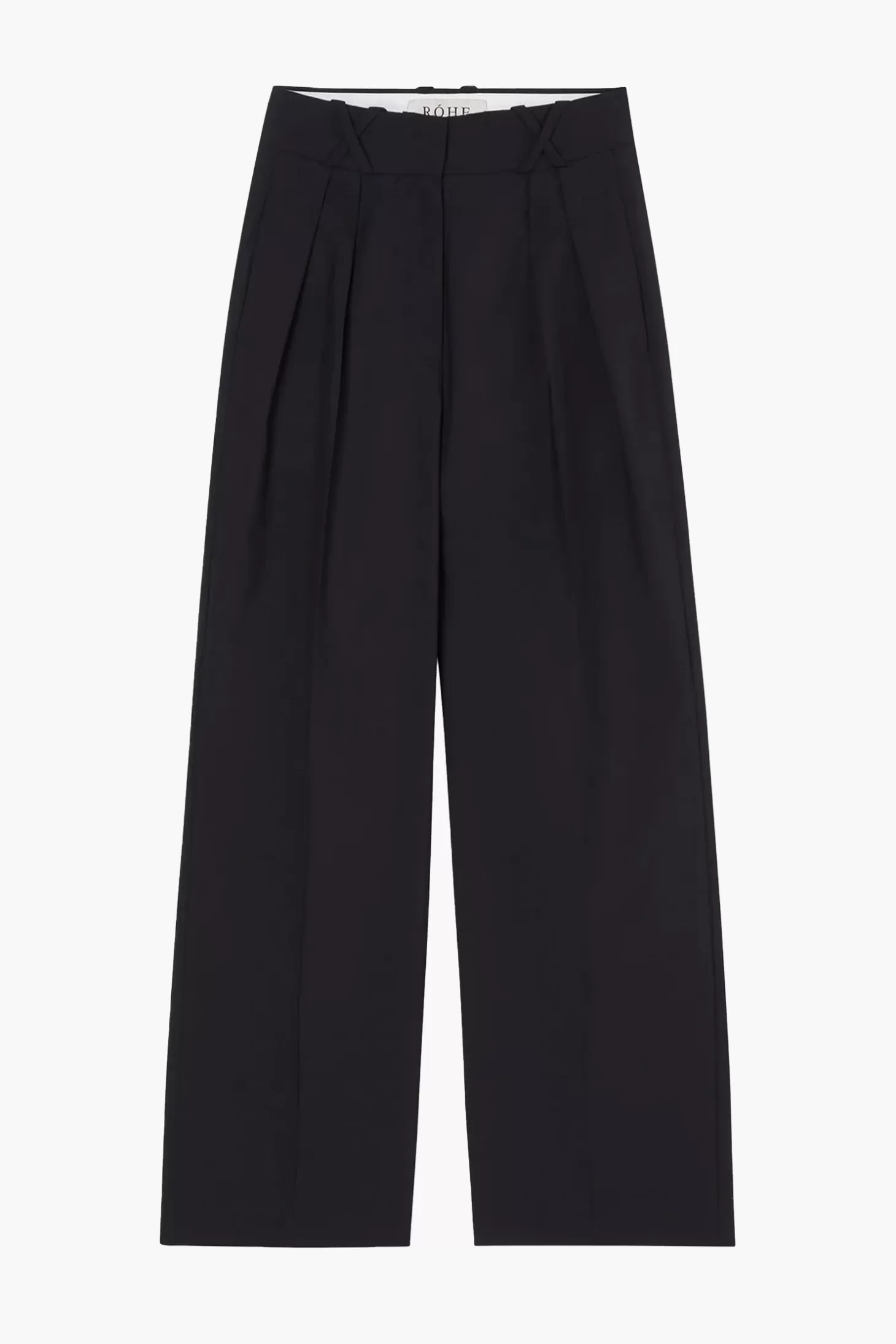 Pants | Matching Sets<RÓHE WIDE LEG TAILORED TROUSERS Noir
