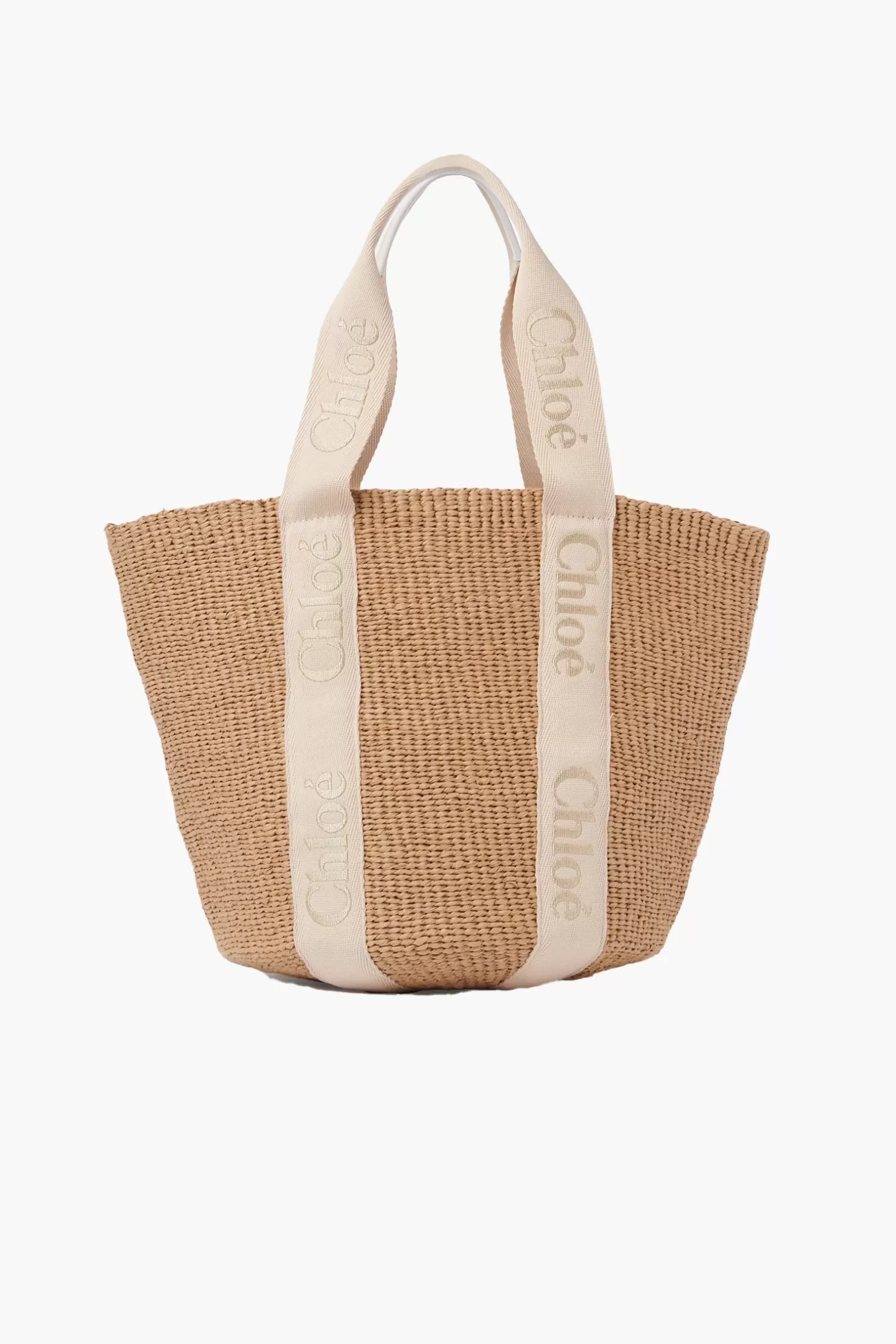 Shoulder<CHLOÉ WOODY LARGE BASKET Gold