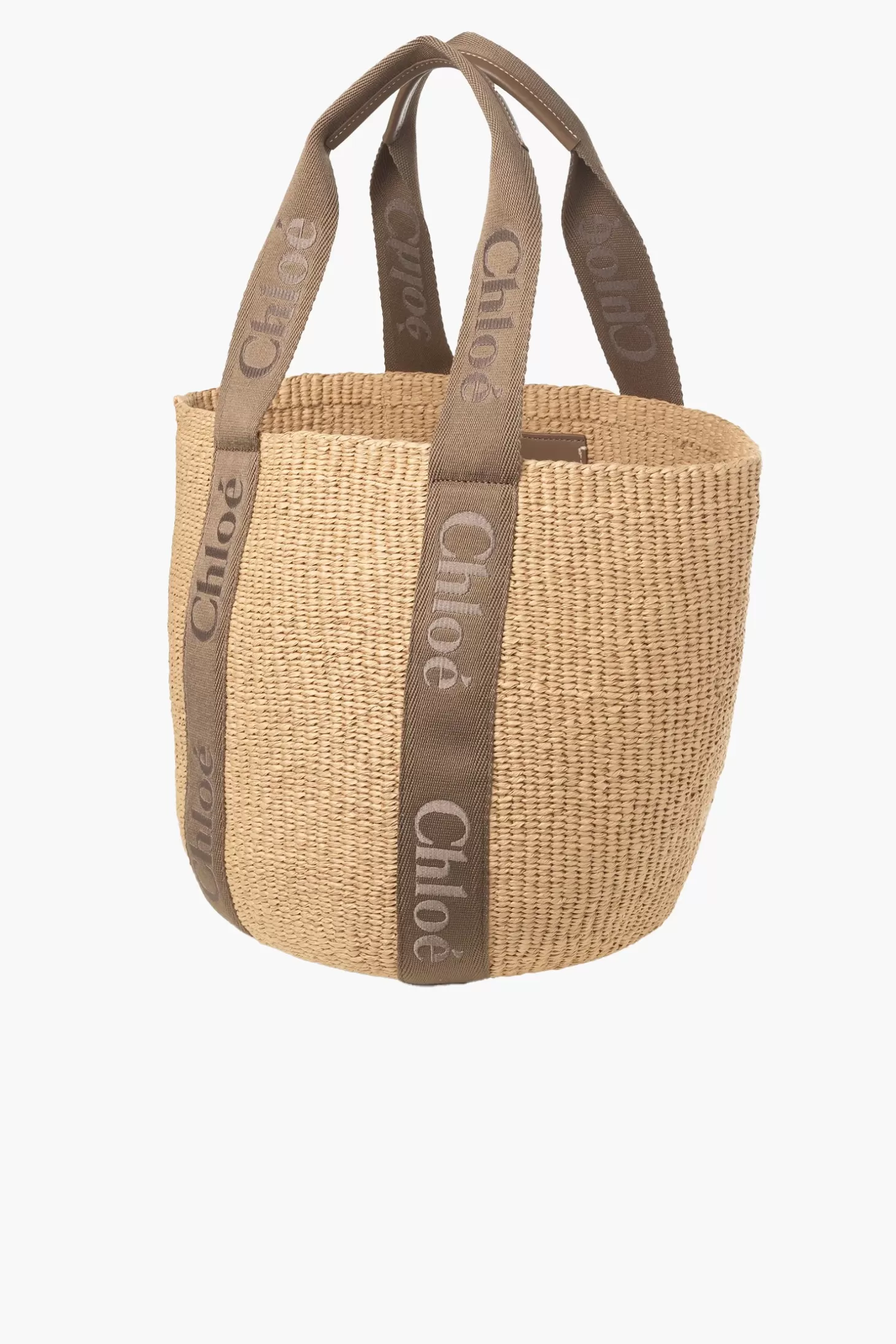 Shoulder<CHLOÉ WOODY LARGE BASKET DarkNut