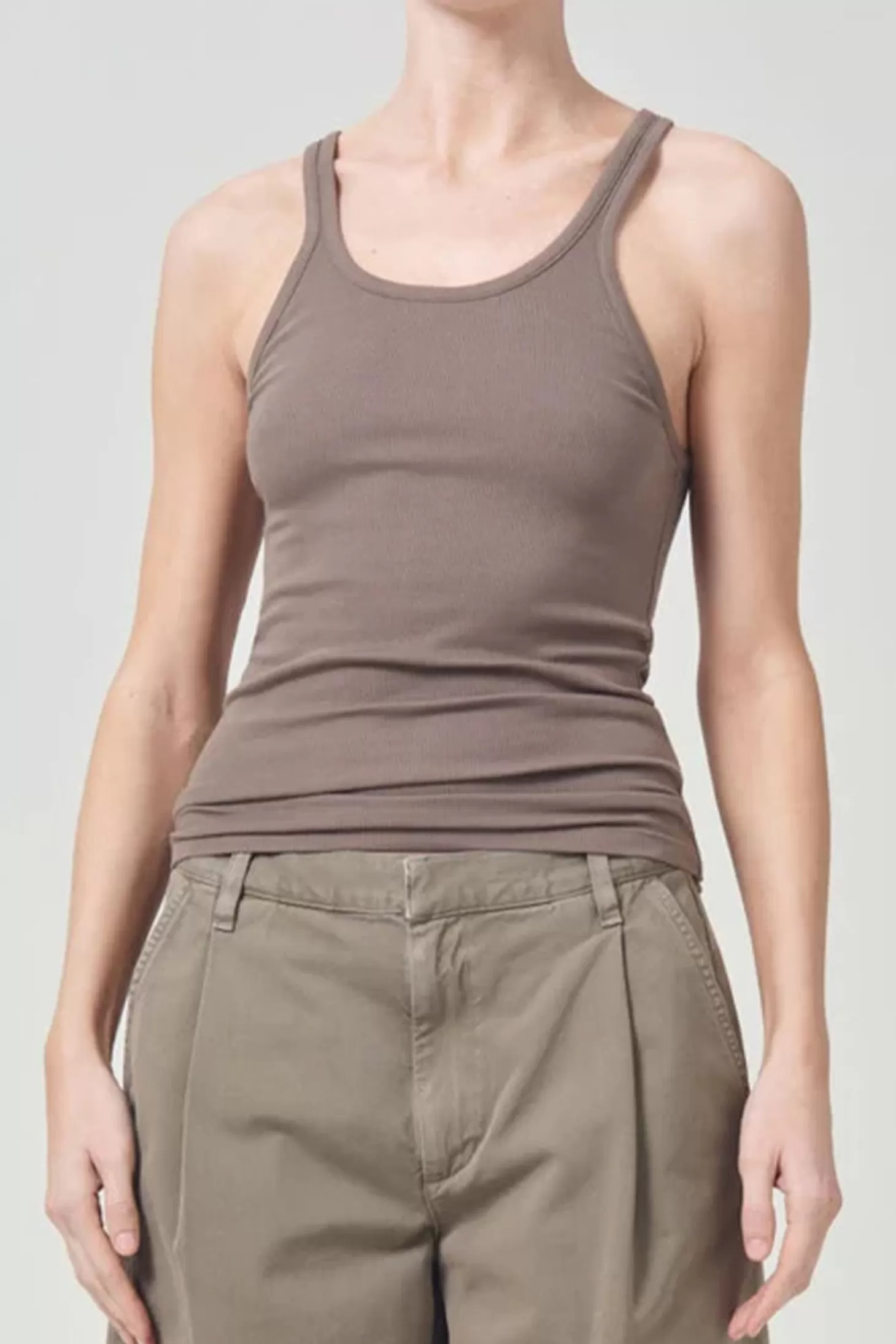 Tops<AGOLDE ZANE TANK KilinBrown